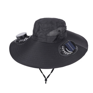 Sombrero de Protección Solar con Ventilador para Actividades al Aire Libre, Pesca, Protección Contra la Exposición Solar, Sombrero para Camping - Product Image 3