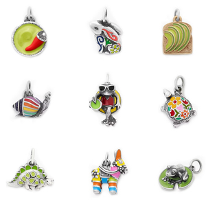 Abalorio de Plata de Ley 925 con Diseño de Poción del Amor y Cristal Artístico para DIY, para la Creación de Collares, Pulseras, Pendientes y Accesorios de Joyería Personalizados - Product Image 2