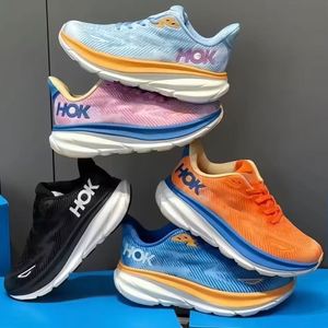 รองเท้าวิ่ง HOKAS Bridal PVC แบบผูกเชือก สไตล์สปอร์ต ส้นแบน ระบายอากาศได้ดี ซับในผ้าฝ้าย ใช้ได้ทุกฤดู พื้นรองเท้าด้านนอกทำจากยาง พื้นรองเท้าชั้นกลางทำจาก EVA - Product Image 1
