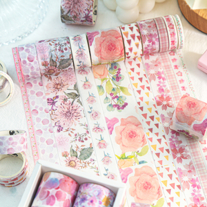 Mr. Paper 12 Designs 10Pcs / Set Washi Tape Kawaii Cartoon Adhesive Literature Decoration Tape for DIY Kraft Scrapbook