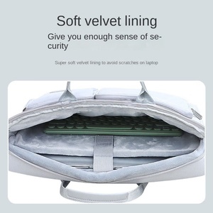 17.3 inch công suất lớn máy tính xách tay Ba Lô Oxford Polyester đa ngăn Crossbody không thấm nước dây kéo Bàn Phím Phụ kiện - Product Image 4