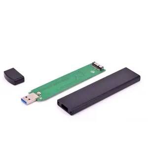 铝外壳2012 7 + 17针视网膜固态硬盘外壳，适用于A1465 Otg驱动器Usb3.0适配器A1466 M A C书空气固态硬盘外壳