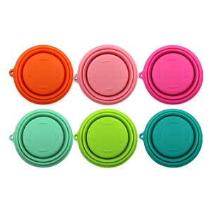 Tigela de silicone reutilizável com tampa, tigela de silicone portátil para viagem, microondas, de tamanho grande 1000ml, com tampa - Product Image 6