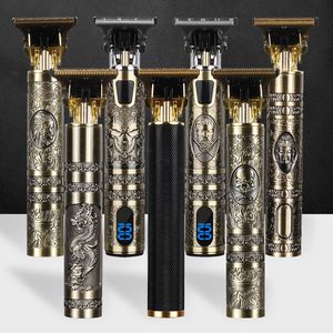 Tagliacapelli Elettrico Professionale Ricaricabile T9 con Tripla Lama in Acciaio Inox e Testina Pivotante per <span class=keywords><strong>Uomo</strong></span>, per Corpo e Viso - Product Image 1