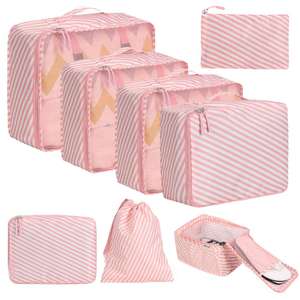 Custom 8 Set Packing Cubes Various Sizes Storage Organizer for Travel Accessories Luggage Carry on Suitcase - Product Image 1