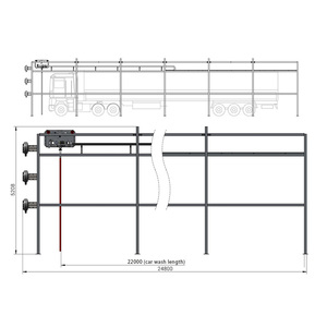 Impianto di Lavaggio Senza Contatto per Autobus e Camion, Macchina Automatica per Lavaggio Pesante - Product Image 6