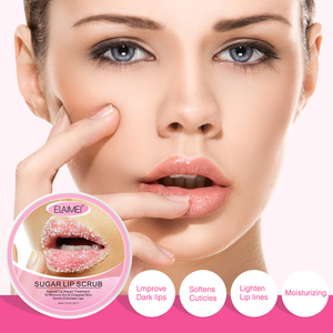 Exfoliante Labial Vegano Natural al por Mayor de Marca Privada, Bálsamo Reparador, Hidratante y Exfoliante, Color Rosa, para Labios Oscuros - Product Image 4