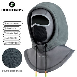 Masque thermique pour le visage <span class=keywords><strong>ROCKBROS</strong></span>, <span class=keywords><strong>cagoule</strong></span> de cyclisme pour vélos et vélos électriques, cache-cou en polaire coupe-vent pour hommes et femmes - Product Image 6