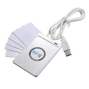 זרוק משלוח מקורי 13.56MHz NFC RFID חכם ללא מגע כרטיס מעתיק מעתק סופר קורא ACR122U