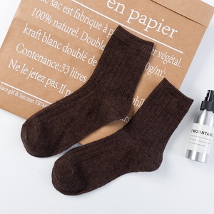 Calcetines gruesos <span class=keywords><strong>de</strong></span> <span class=keywords><strong>lana</strong></span> estilo coreano colección otoño invierno, <span class=keywords><strong>medias</strong></span> <span class=keywords><strong>de</strong></span> hombre <span class=keywords><strong>de</strong></span> color sólido - Product Image 4