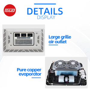 Nuevo Aire Acondicionado de Techo CNDE de Alta Calidad 12/24V AC con Doble Ventilador para Camiones, Autocaravanas y Casas Rodantes, Compresor de Rotor, 12 Meses de Garantía - Product Image 3