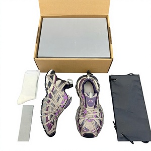 Chaussures de sport rétro de haute qualité, baskets de luxe en maille et polyuréthane, tailles 3XL, semelle extérieure souple en TPU pour la marche et Balenciaga - Product Image 1