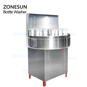 ZONESUN ZS-WB32 Lait Rotatif Vin En Plastique Petit Semi Automatique Pet Recycler Bouteille En Verre Lavage Nettoyage <span class=keywords><strong>Machine</strong></span> De Rinçage - Product Image 5