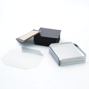 Nouveau produit bricolage étain artisanat utilisé brut carré <span class=keywords><strong>Photo</strong></span> bouton Badge réfrigérateur aimant matériaux pour réfrigérateur aimant - Product Image 1