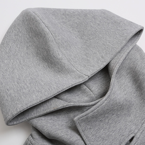 Sudadera con Capucha y Cremallera para Hombre, Estilo Urbano, Personalizable OEM, Unisex, de Algodón y Poliéster Mamba de 500 GSM, con Capucha - Product Image 2