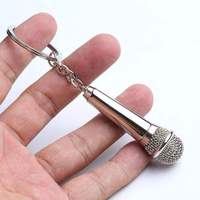 Microphone, Chanteur, Rappeur, Amoureux de la musique, Rock'n'roll, Meilleur ami, Pendentif de sac, Porte-clés, Bijoux musicaux, Cadeaux