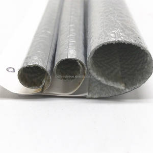 Manchons de câble ignifuges haute température, auto-enroulables, en feuille d'aluminium, fibre de verre, <span class=keywords><strong>gaine</strong></span> de câble argentée - Product Image 4