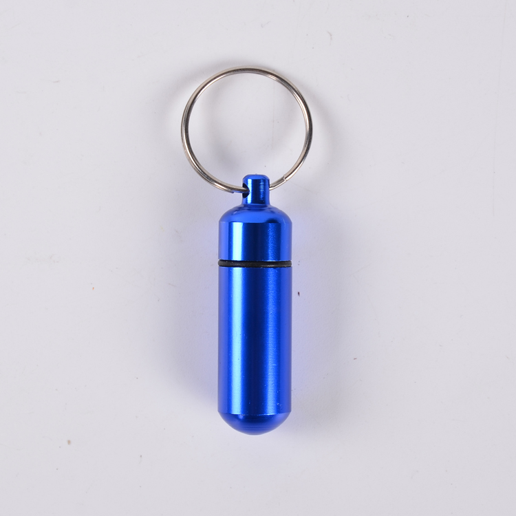 MM-APB002 14x54 мм низкая цена алюминиевый брелок таблетки коробка держатель для хранения небольших водонепроницаемый медицина