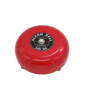 Sirena de alarme de emergência de segurança, sirene elétrico de 12v-24v-220v simplex mini sirene de segurança contra incêndio