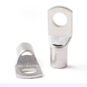 Single-Hole SC16-8 Cable Lug Terminals Copper Tin <b>Plates</b> SC Connector with Copper <b>Ring</b> Lug - Product Image 3