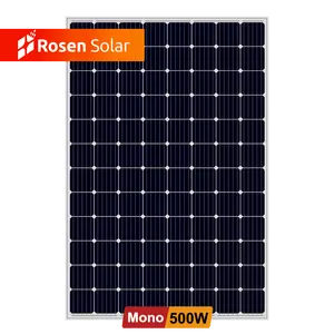 更便宜的价格最受欢迎的最高功率 500 瓦太阳能电池板单声道