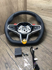 Volante de Repuesto Directo M Performance para <span class=keywords><strong>BMW</strong></span> Serie 3 4 5 X3 X4 X6 <span class=keywords><strong>i4</strong></span> i5, Volante Modificado de Cuero Completo - Product Image 1