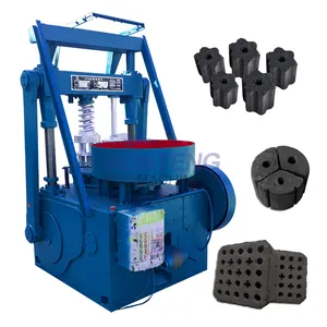 Fabrika satış nargile kömür mangal kömürü briket makinesi shisha nargile kömür küp basın makinesi üretim hattı için kömür makinesi