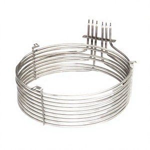 Industrial Kitchen Electric Air Heater 8.5mm CrNi Stainless Steel Heating Rod 320mm 18KW OEM 602-4 New HOTSTAR <b>Baking</b> High - Product Image 1