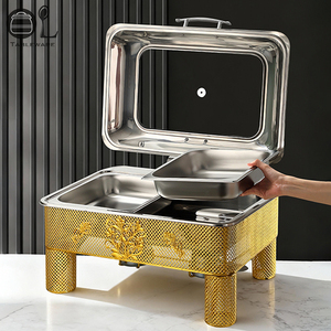 Kompor Buffet Pemanas Alkohol Stainless Steel Komersial OULU Kontrol Digital Cerdas Hemat Energi A+++ Desain Mewah - Product Image 1