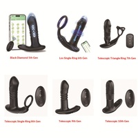 Plug anal rétractable en silicone avec vibration, pour hommes et femmes, dispositif de masturbation, jouet sexuel pour adultes