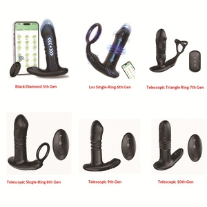 Dilatatore Anale Retrattile in Silicone con Vibrazione, Indossabile per <span class=keywords><strong>Uomini</strong></span> e <span class=keywords><strong>Donne</strong></span>, Dispositivo per Masturbazione, Giocattolo Sessuale per Adulti - Product Image 6