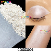 Poudre de Mica Synthétique Nacrée au Titane de Qualité Cosmétique Série Blanche pour Fard à Paupières, Maquillage Visage et Lèvres