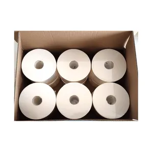 Заводская 3-слойная объемная мягкая двухслойная рулонная туалетная бумага jumbo Рулонная туалетная бумага