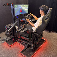 Simulateur de vol Aluminium Six axes G-Force 4 DOF Motion Platform pour Flight Simulator Boat Simulator 6 Dof Platform