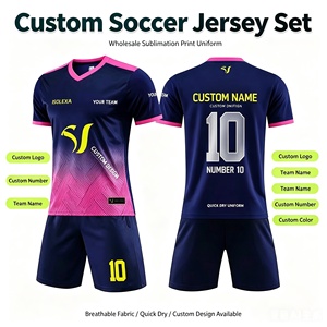 Maillots d'Équipe de Football et de Soccer en Gros Personnalisés, Collection Mode Été, Ensembles d'Équipes, Fabrication en Chine - Product Image 1