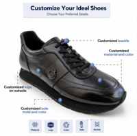 RADOLFA Baskets Homme Grande Taille en Cuir de Veau de Luxe Style Italien Minimaliste Sportif Urbain Décontracté Chaussures de Printemps