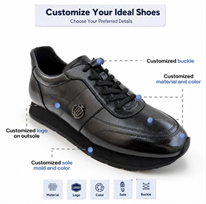 RADOLFA Zapatillas de Hombre de Cuero Vacuno de Primera Calidad, Estilo Deportivo Minimalista Italiano, Estilo Urbano Casual, Zapatos de Primavera - Product Image 5