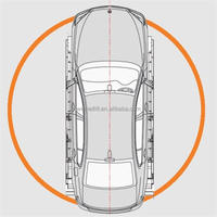 Wemet 360 grados coche eléctrico mesa giratoria vehículo coche plataforma giratoria