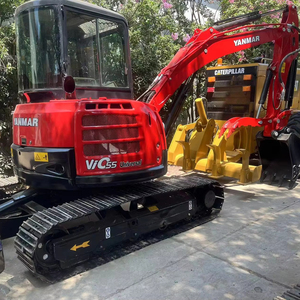 Mini-excavatrice Doosan d'occasion de 5 tonnes avec moteur Yanmar Vic55/Vic80, godet de 3 m³, stock d'occasion, moteur inclus Enerpac Kawasaki - Product Image 1