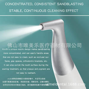 Pulidor Dental de Aire de Conexión Rápida de Cuatro Orificios, Resistente a Altas Temperaturas y Esterilizable, Boquilla Desmontable, Pistola de Pulido de Aire para Blanqueamiento - Product Image 5