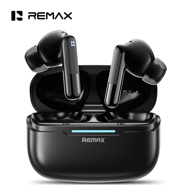 Remax True Wireless Earbuds Bluetooth 5.4 in Ear Headphones with Dual ENC ANC Noise Canceling 13mm Drivers for Deep Bass Stereo