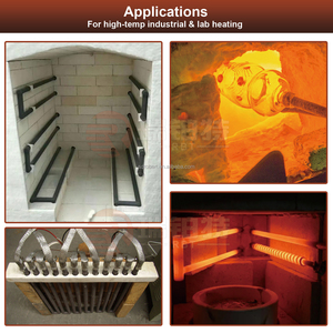 Elementos Calefactores Industriales de Carburo de Silicio (SiC) <span class=keywords><strong>Robert</strong></span> de 220V y 1000W para Hornos y Estufas - Product Image 4