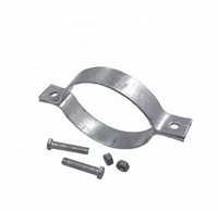 Support de fixation en acier galvanisé à chaud pour poteau, avec pince de serrage pour montage sur table et câble électrique
