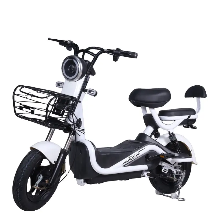 Y2-YZ Atacadista Mulheres Peso Leve Bateria Escondida Bicicletas Elctricas Bicicleta Elétrica Aço Carbono 48v12ah para Adultos 48V 14"