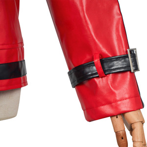 Veste en cuir rouge personnalisée Michael Jackson, costume de cosplay unisexe pour Halloween, performance sur scène Beat It <span class=keywords><strong>Thriller</strong></span> - Product Image 6