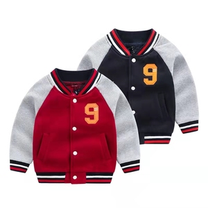 Nouvelle veste pour enfants automne 2022, vêtements pour enfants, veste de baseball pour garçons, veste à empiècements - Product Image 1