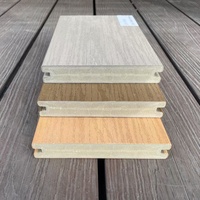 Planches de terrasse composites en bois grainé 3D imperméables et anti-UV pour patio extérieur, jardin, terrasse en WPC, États-Unis, Canada