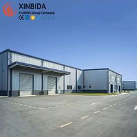 Entrepôt moderne en structure métallique avec acier Q235/Q355 pour applications logistiques et industrielles de stockage frigorifique