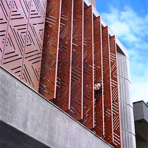 Écran de découpe Laser en aluminium moderne perforé moucharabih façade extérieure - Product Image 5