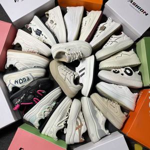 Calzado Deportivo Usado de Marcas Chinas F1403 para Mujer, <span class=keywords><strong>Venta</strong></span> al por Mayor de Zapatillas Deportivas Casuales para Mujer, Calzado Usado en <span class=keywords><strong>Stock</strong></span> - Product Image 1